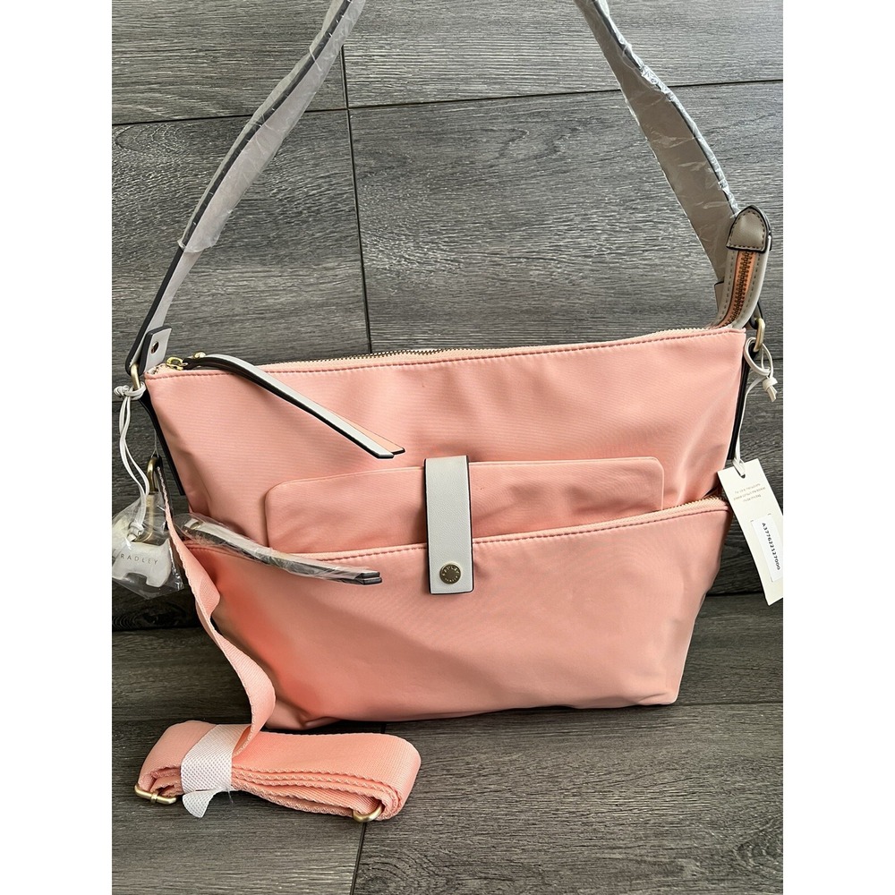 RADLEY London Alpha Road Nylon Medium Zip Top Multiway Melon shoulder bag